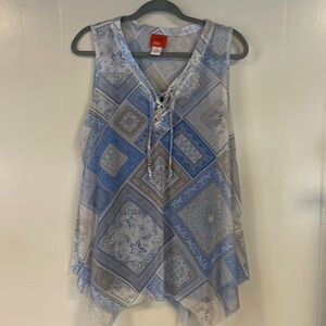 Hearts of Palm Sheer Blouse with cami SzS